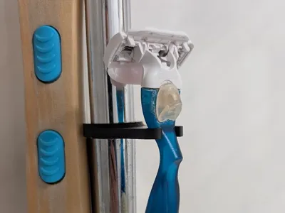 Snap-On Shower Rail Clip for Venus Razor