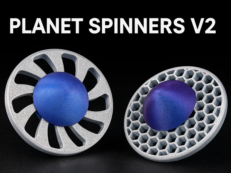 SPACE PLANET FIDGET SPINNERS V2