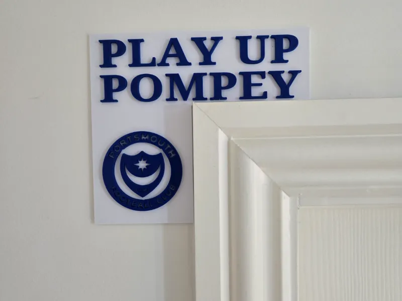 PORTSMOUTH FC DOOR CORNER LEFT