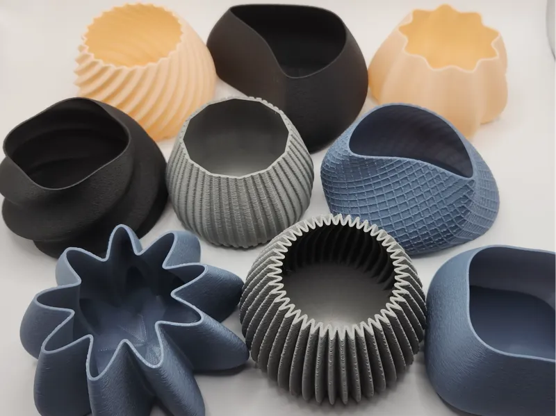 3D Printed Planter Vase Collection