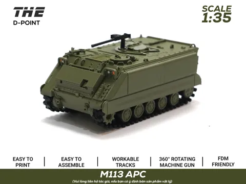 Soporte: M113 APC | 1:35 Scale | WORKABLE TRACKS — referencia de MakerWorld