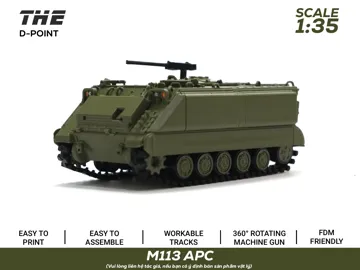 Soporte: M113 APC | 1:35 Scale | WORKABLE TRACKS — vista de referencia 5