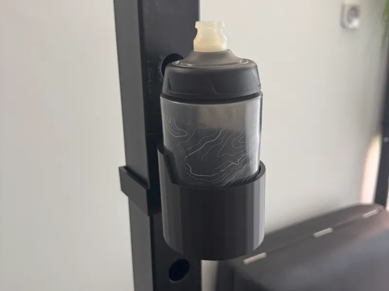 Squat Rack Water Bottle Holder