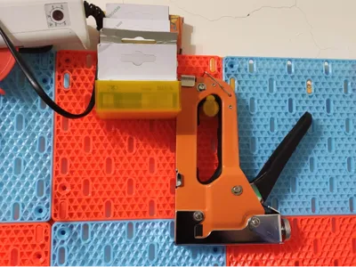 Pegboard - Manual Staple Gun Holder
