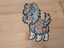 Yorkie without a bow