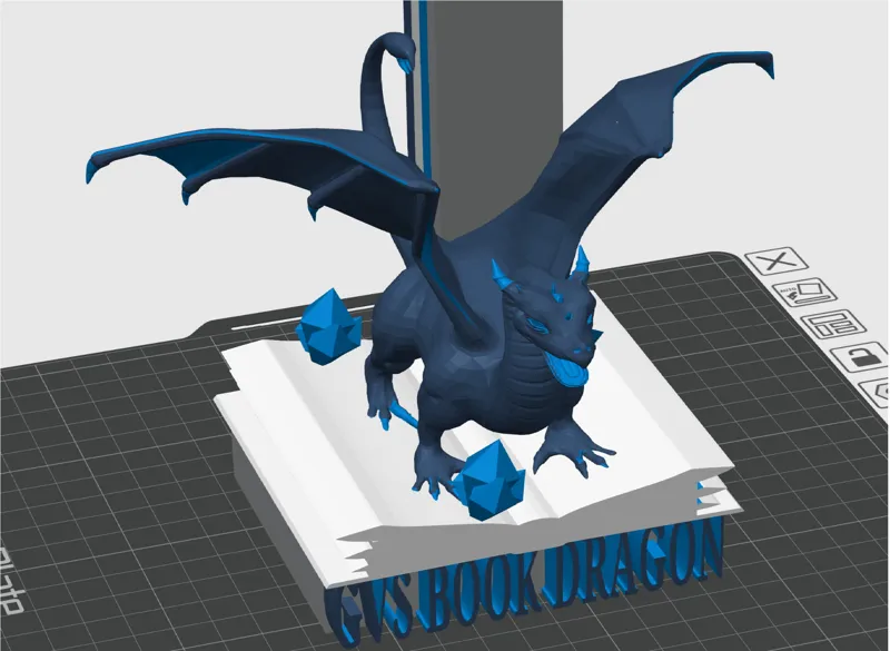 Book Dragon Trophy