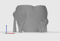 1 color - 0.16mm layer, 3 walls, 15% infill