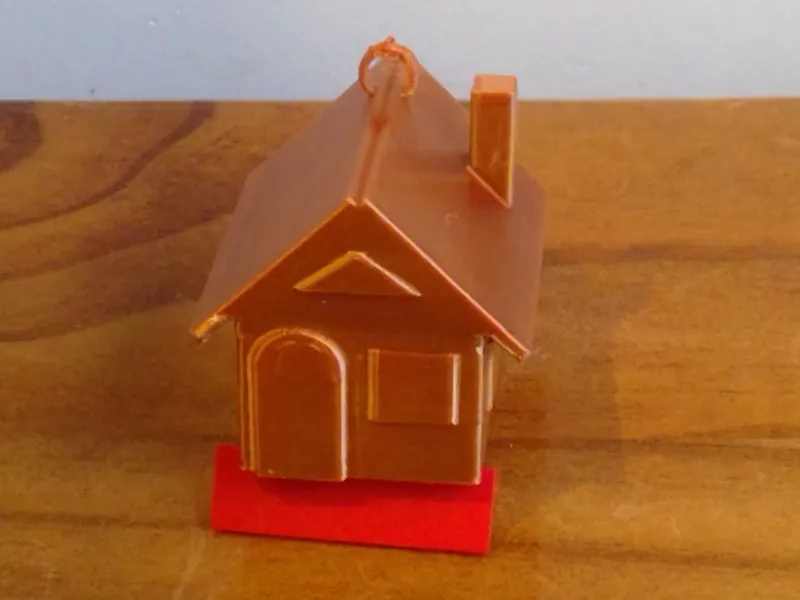 Cute tiny house keyring