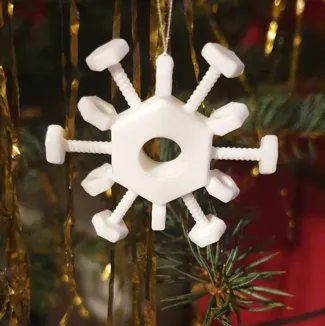 Screw-Nut-Snowflake