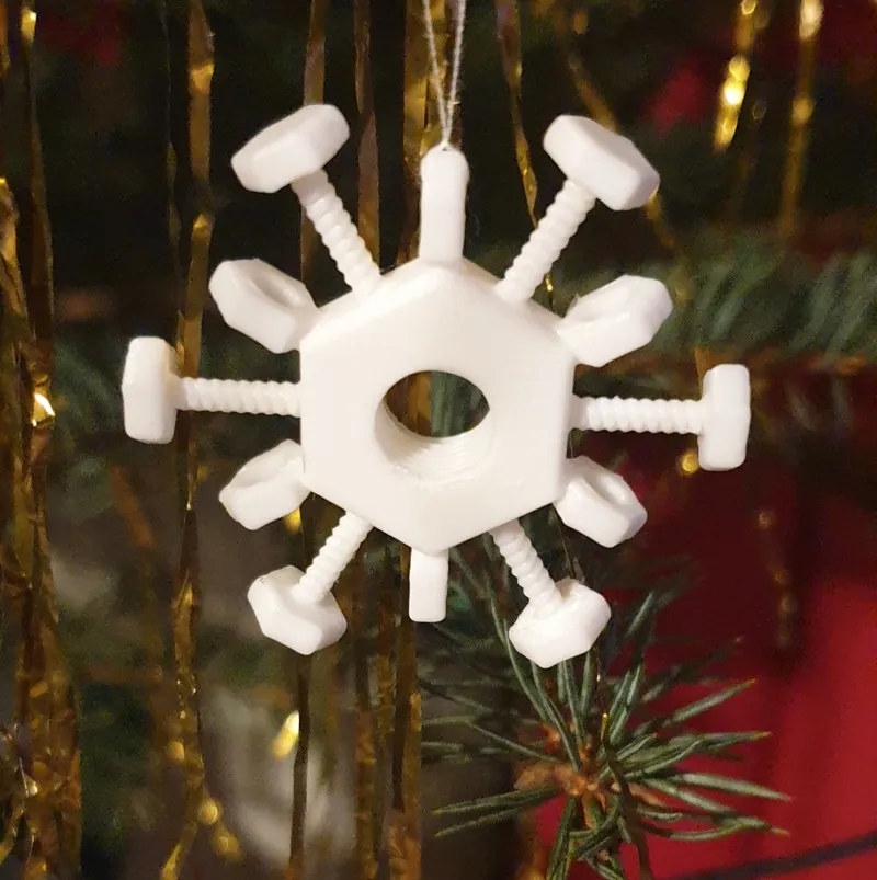 Screw-Nut-Snowflake