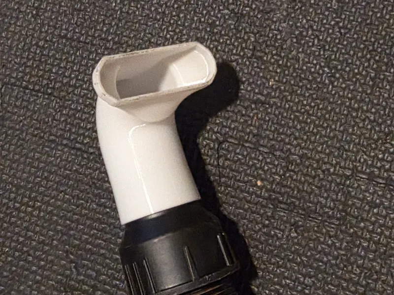 Ryobi 18 volt shop vac short 90 degree attachment