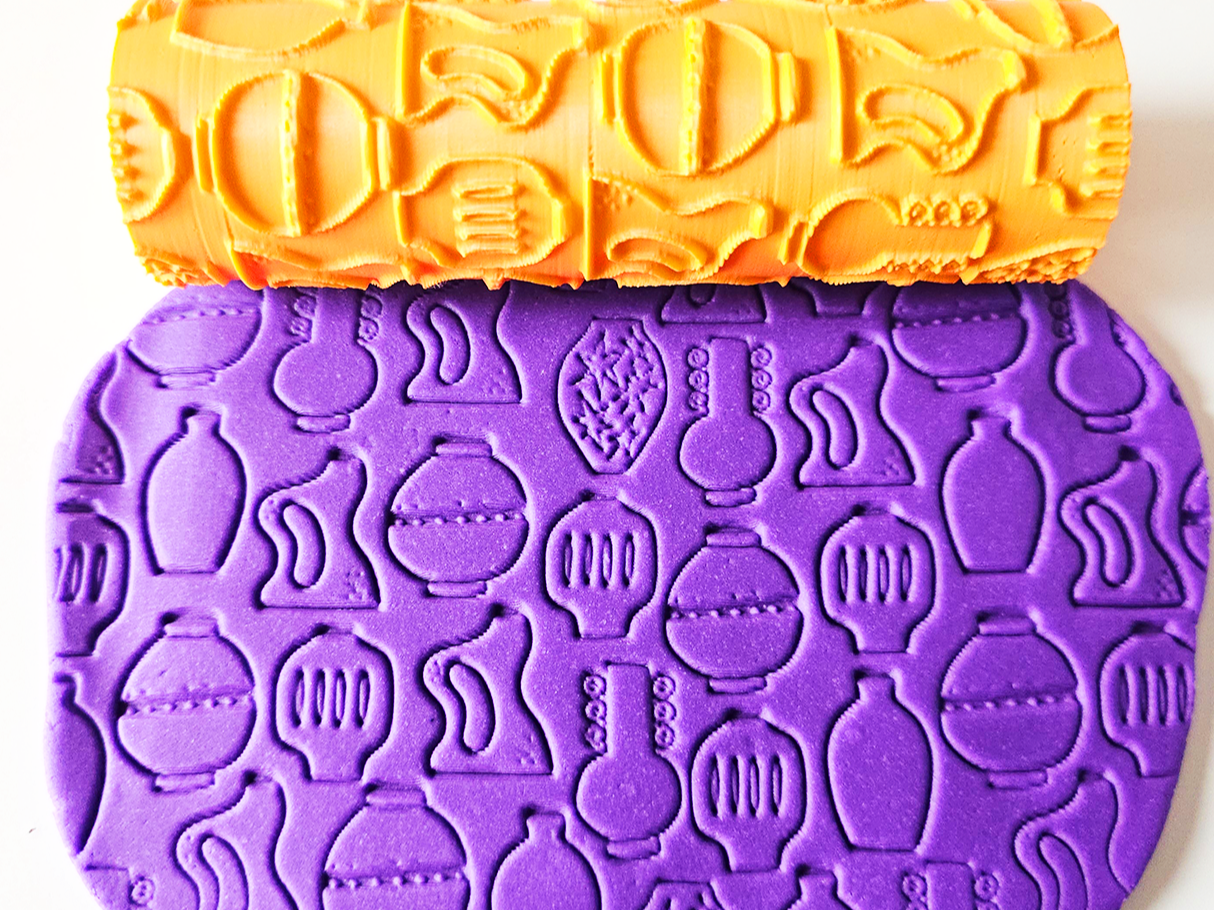 Texture Roller Pottery 1