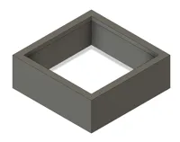 Caisson lumineux / cadre lithophanie 100x100 mm — photo 1