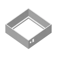 Caisson lumineux / cadre lithophanie 100x100 mm — photo 2