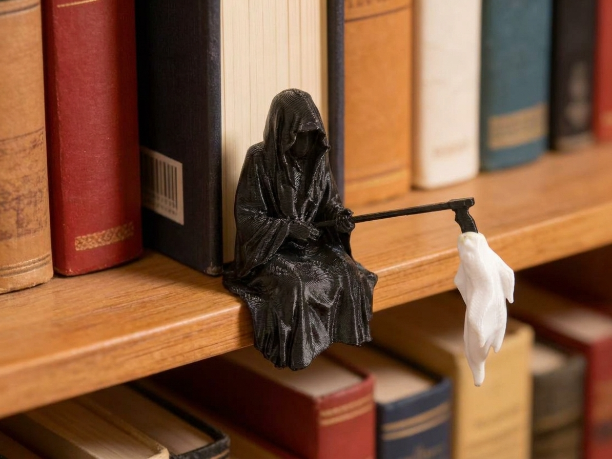 Grim Reaper Shelf Sitter – Fishing for Souls