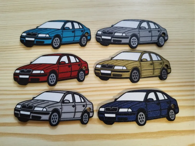Skoda Octavia 1 sedan keychain 