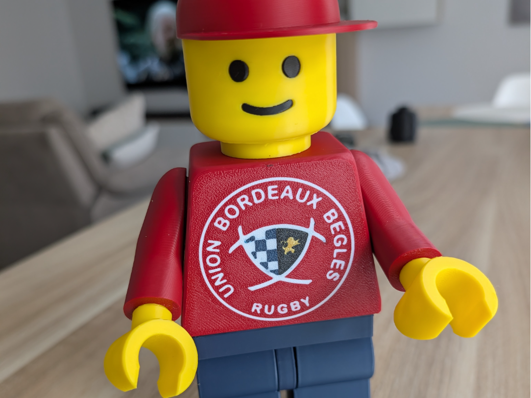 Brick man équipe de rugby UBB