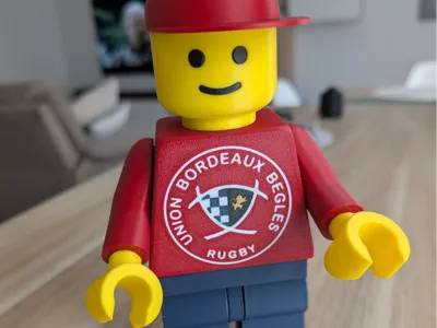Brick man UBB rugby team