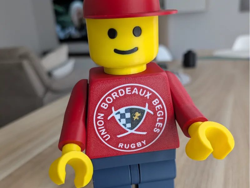 Brick man équipe de rugby UBB