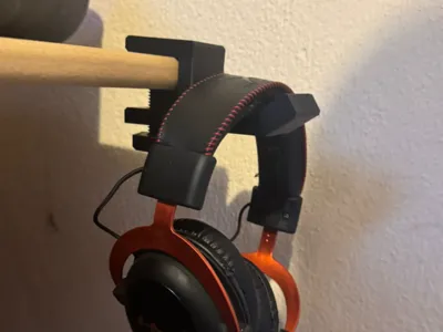 Simple Headset Headphone Holder Desk