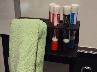 Whiteboard Expo Marker and Eraser Holder