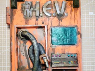 Half-Life HEV Charger book case