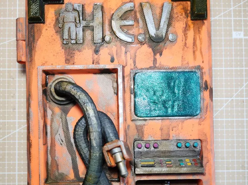 Half-Life HEV Charger book case