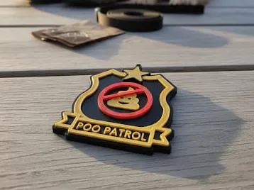 Poo Patrol Badge