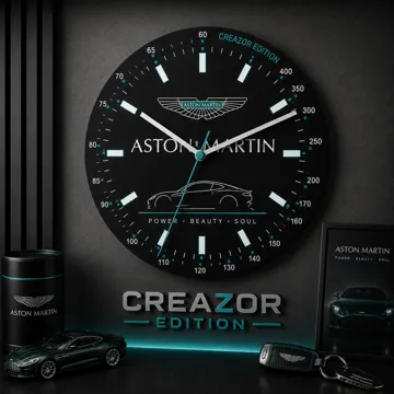 Cuadro decorativo en 3D: Horloge Murale Modulaire – Edition Aston Martin — vista de referencia 3