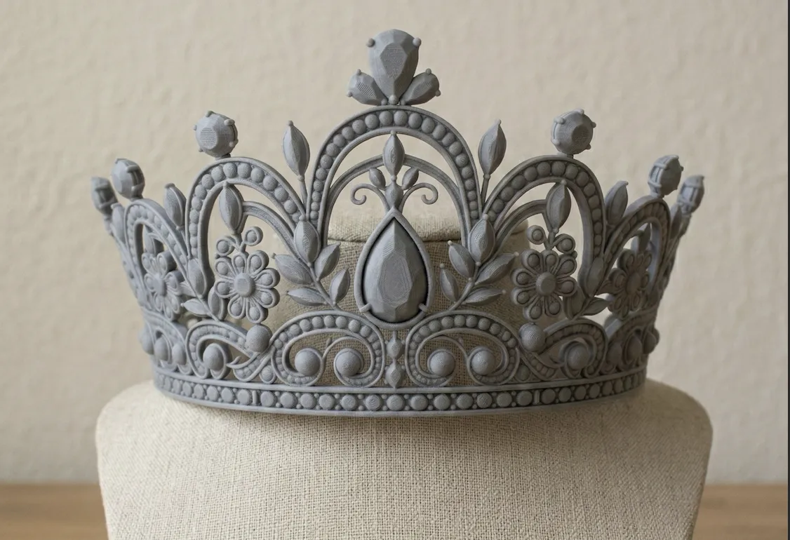 Elegant Royal Tiara / Princess Crown view 3