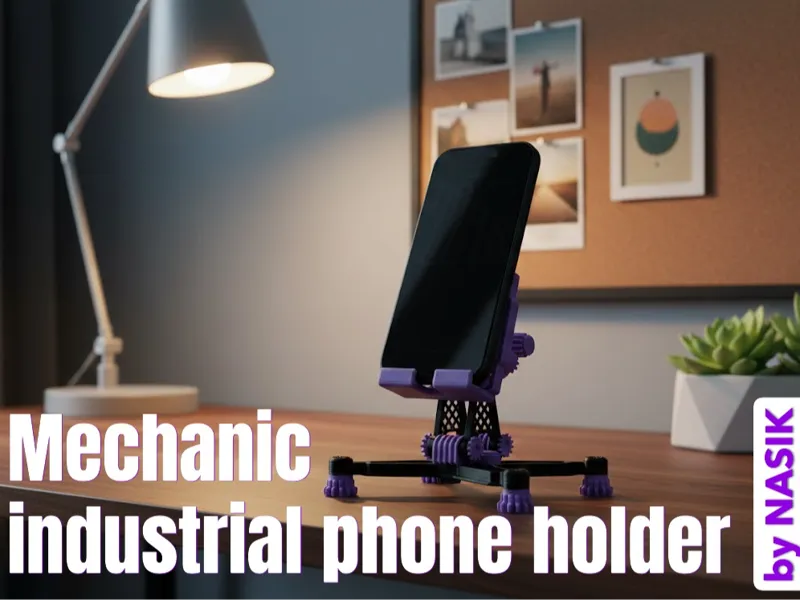 Mechanic industrial phone holder