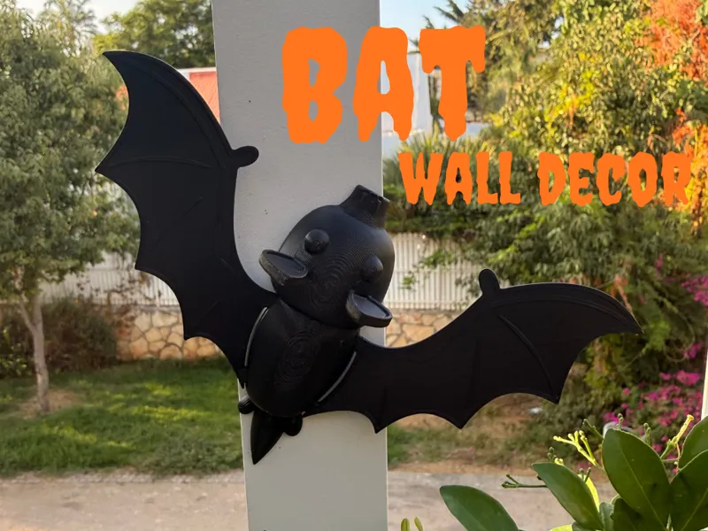 Bat wall decor