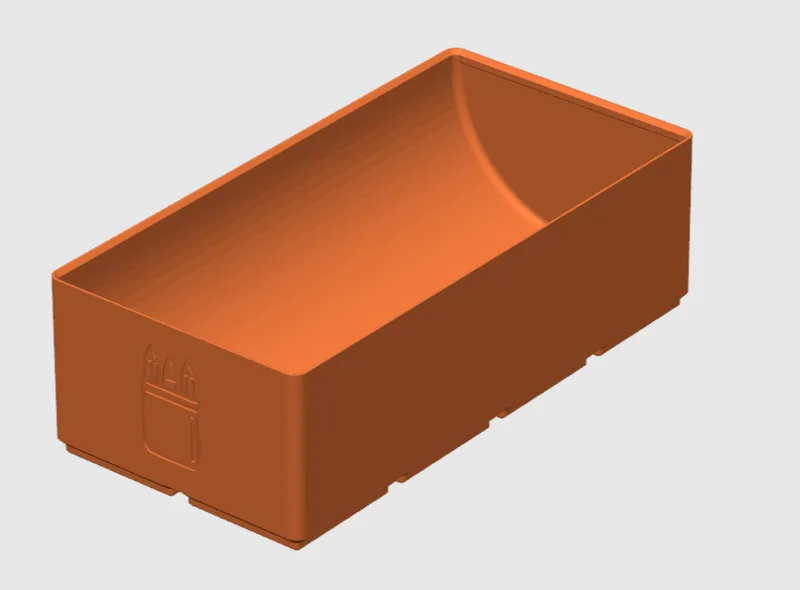 Gridfinity 2x4x7 pencil bin