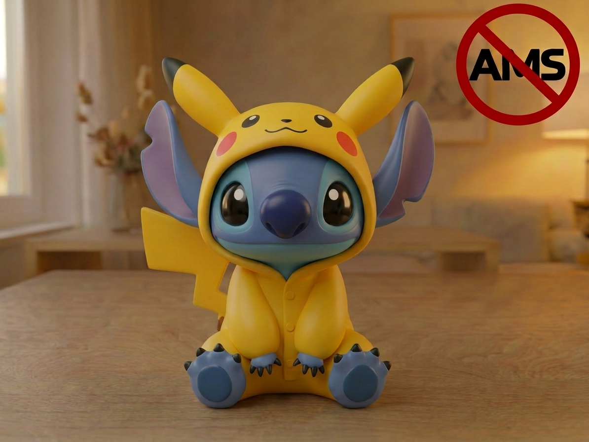 Stitch x Pikachu – Figurine (No AMS) - 1