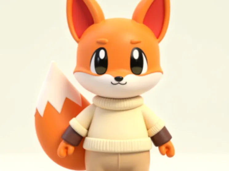 A cool fox i made
