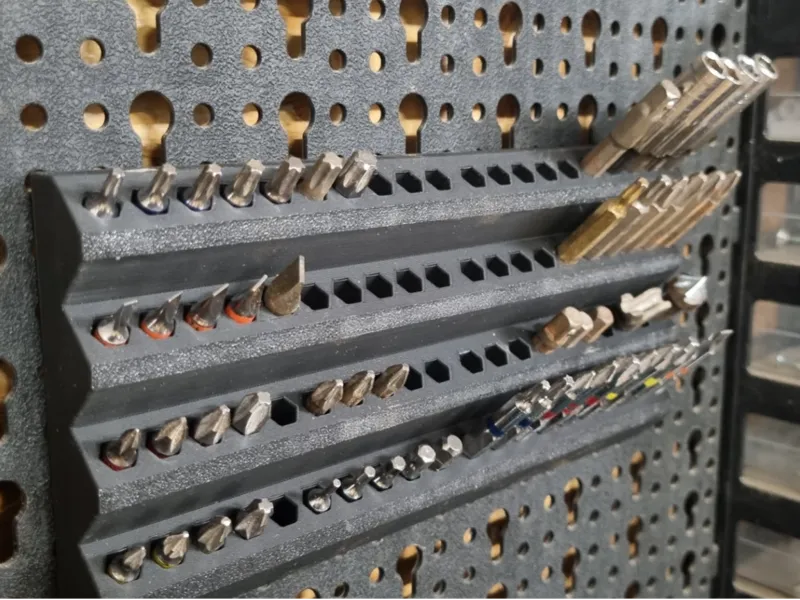 80 psc bit set wall mount for parkside system