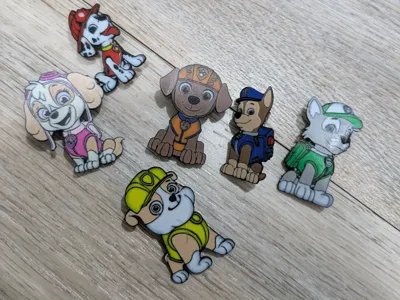 Paw Patrol Minis - Suitable for Hair Clips