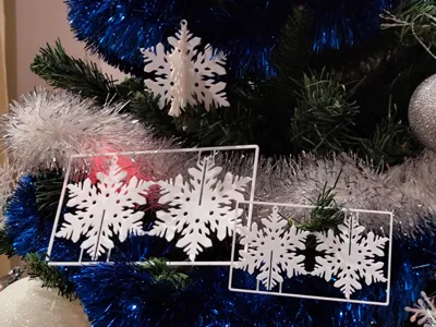 Snowflake Card Kit - Christmas Decoration