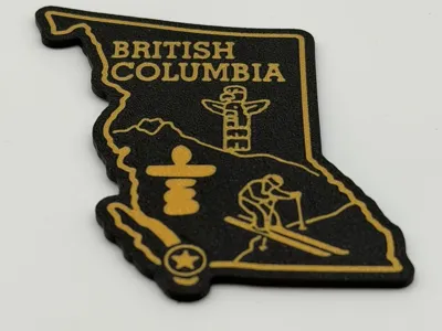British Columbia Fridge Magnet