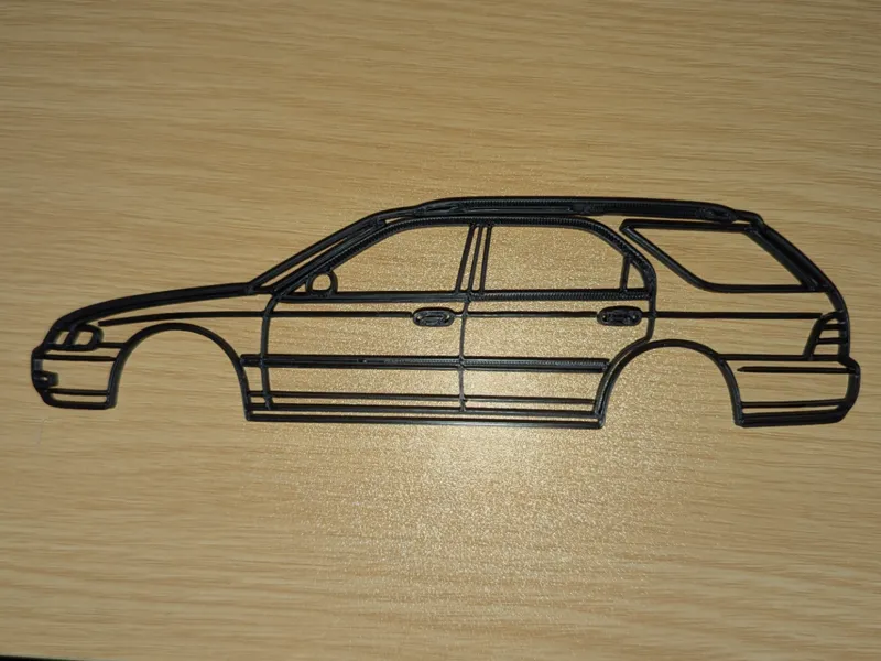 Accord Wagon Line Art