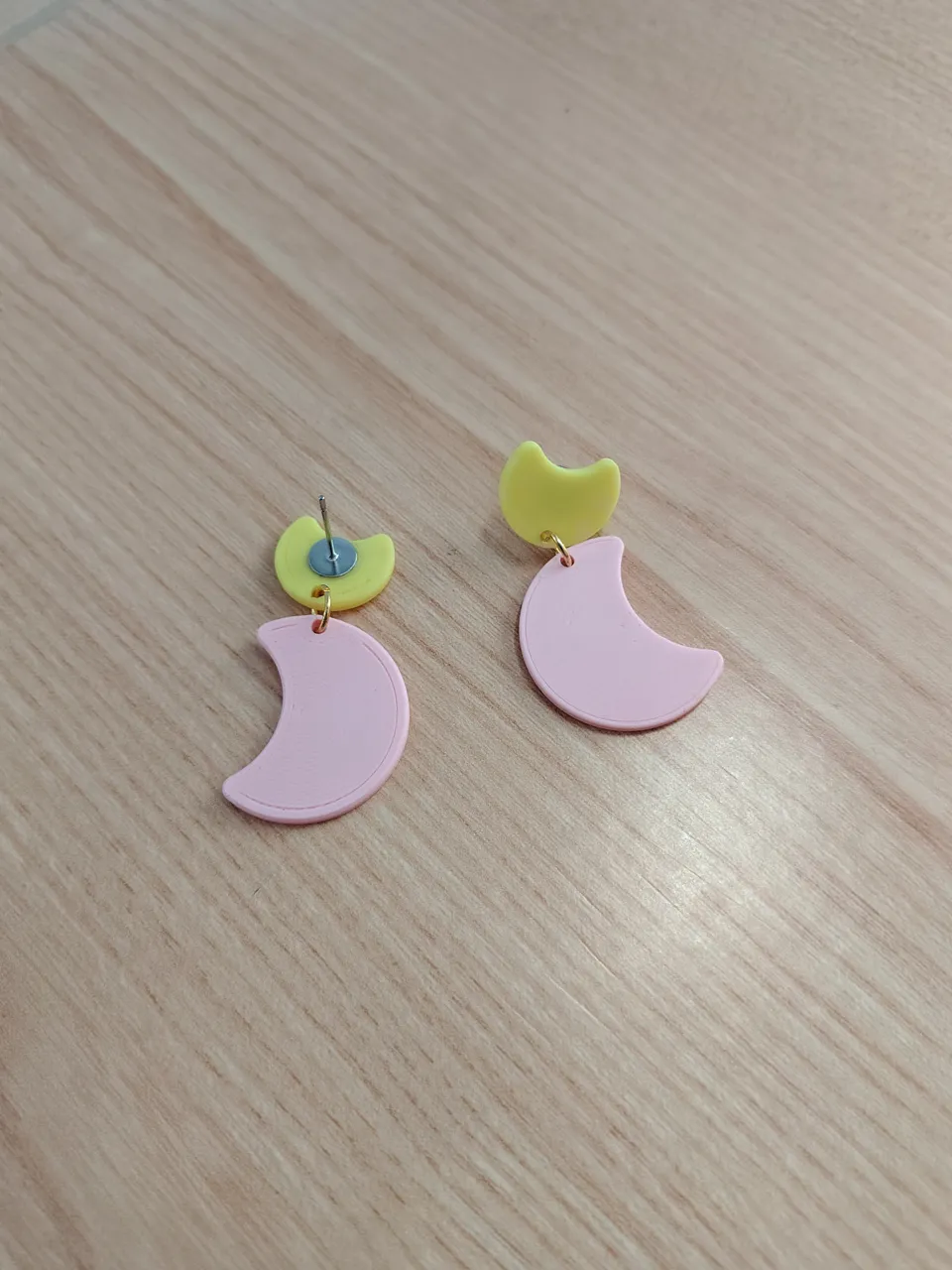 Pendientes semicírculo sencillos view 3
