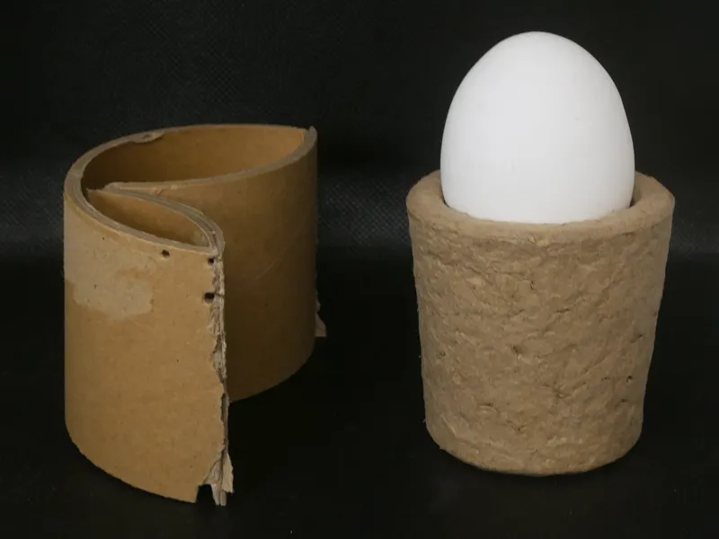 Recycled Egg Cup | Cardboard Egg Cup