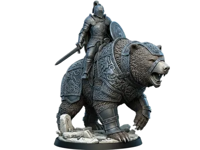 KNIGHT ON BEAR