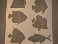 Pochoir poisson — photo 1