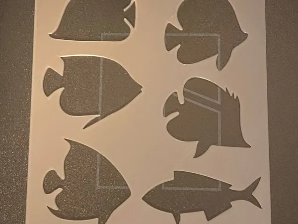 Pochoir poisson