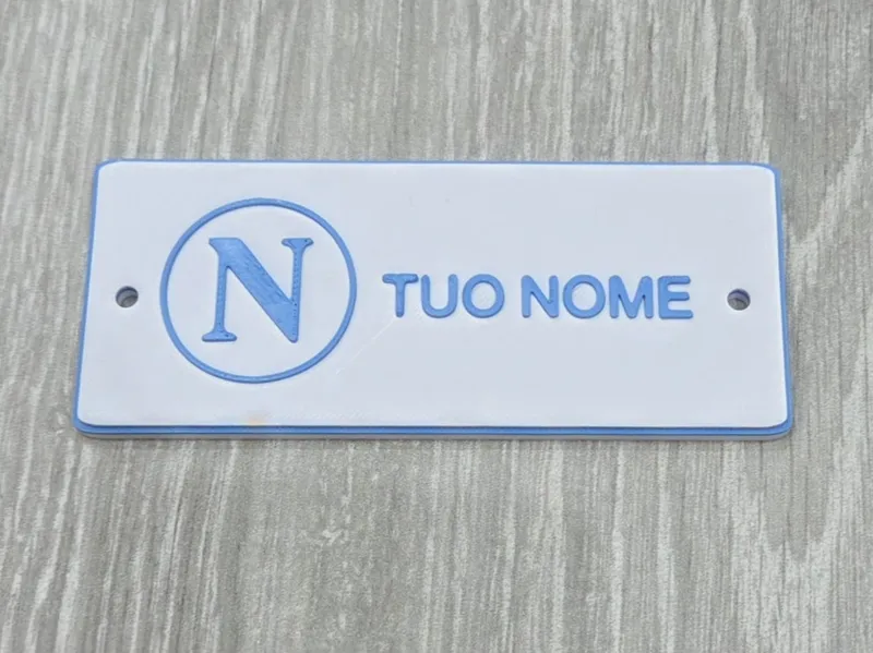 TARGA PORTA D'INGRESSO NAPOLI