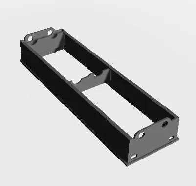 Floor Register Diverter Housing - 10" x 3"