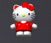 Porte-clés et figurine articulés Hello Kitty — photo 3