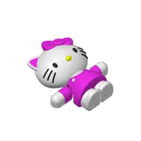 Porte-clés et figurine articulés Hello Kitty — photo 9