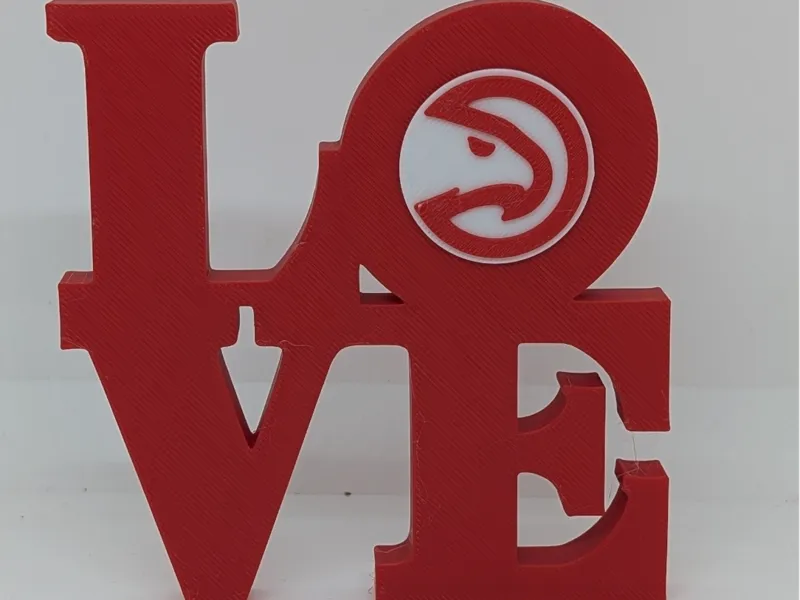 Atlanta Hawks Love Park Sign for Mancave